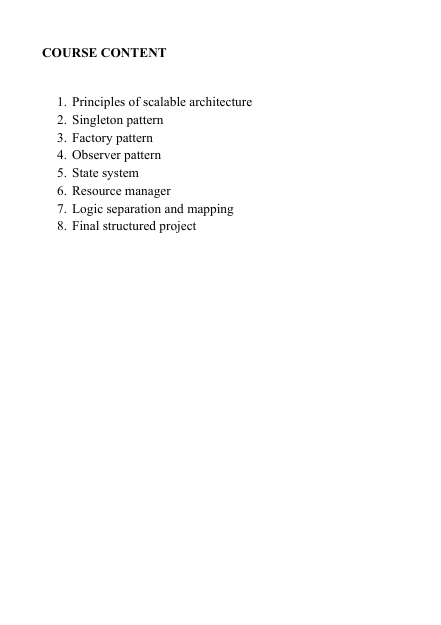 Text preview for the PDF course 'Axis Framework'