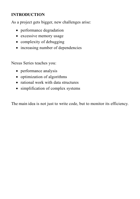 Text preview for the PDF course 'Nexus Series'