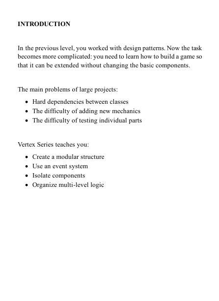 Text preview for the PDF course 'Vertex Series'